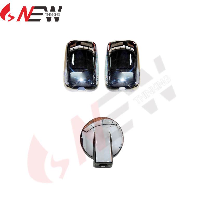 chrome rearview mirror cap for isuzu npr 700p qlr nlr truck parts aftermarket repair parts replacement parts